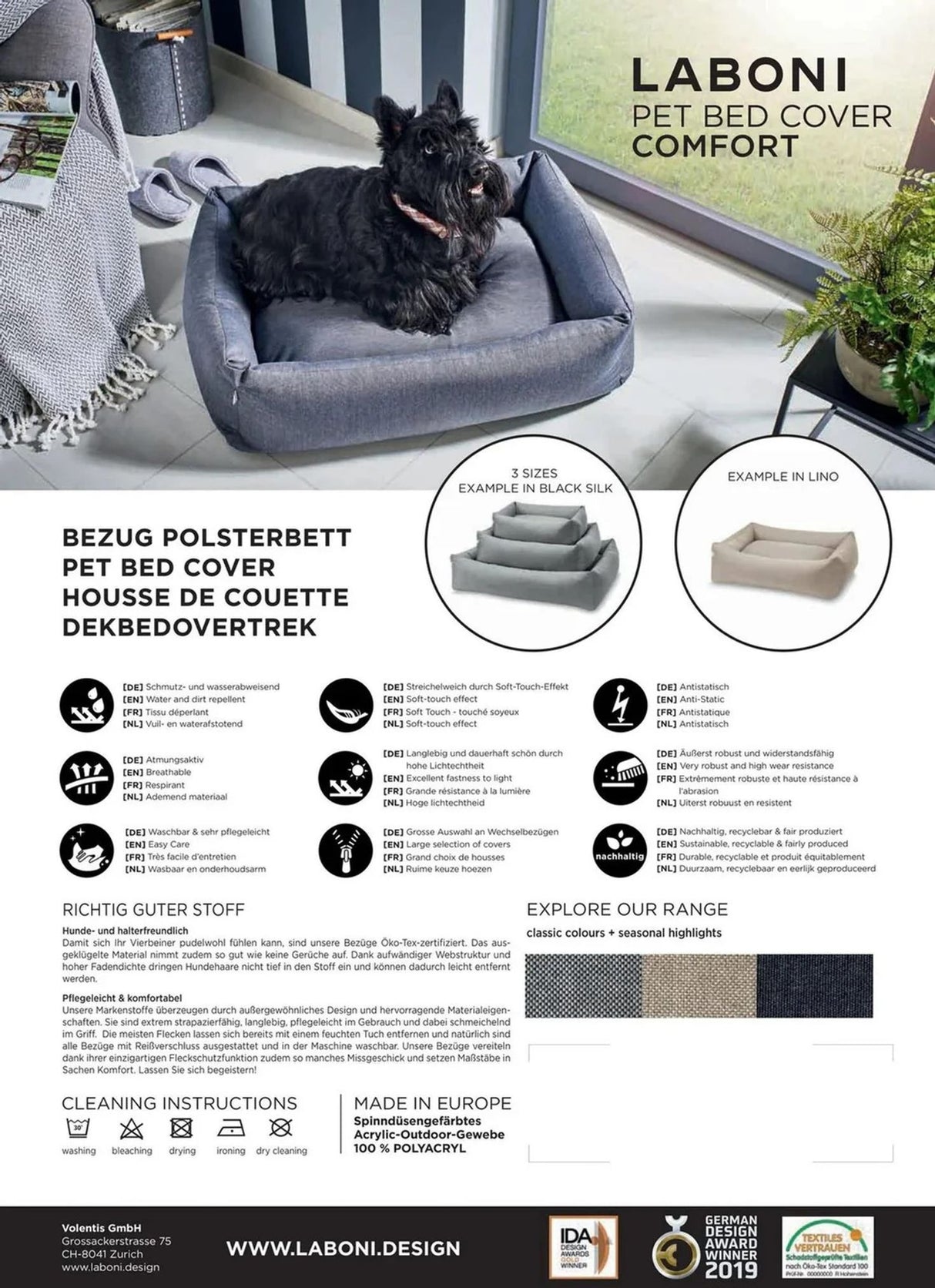 ORTHO Hundebett ECO