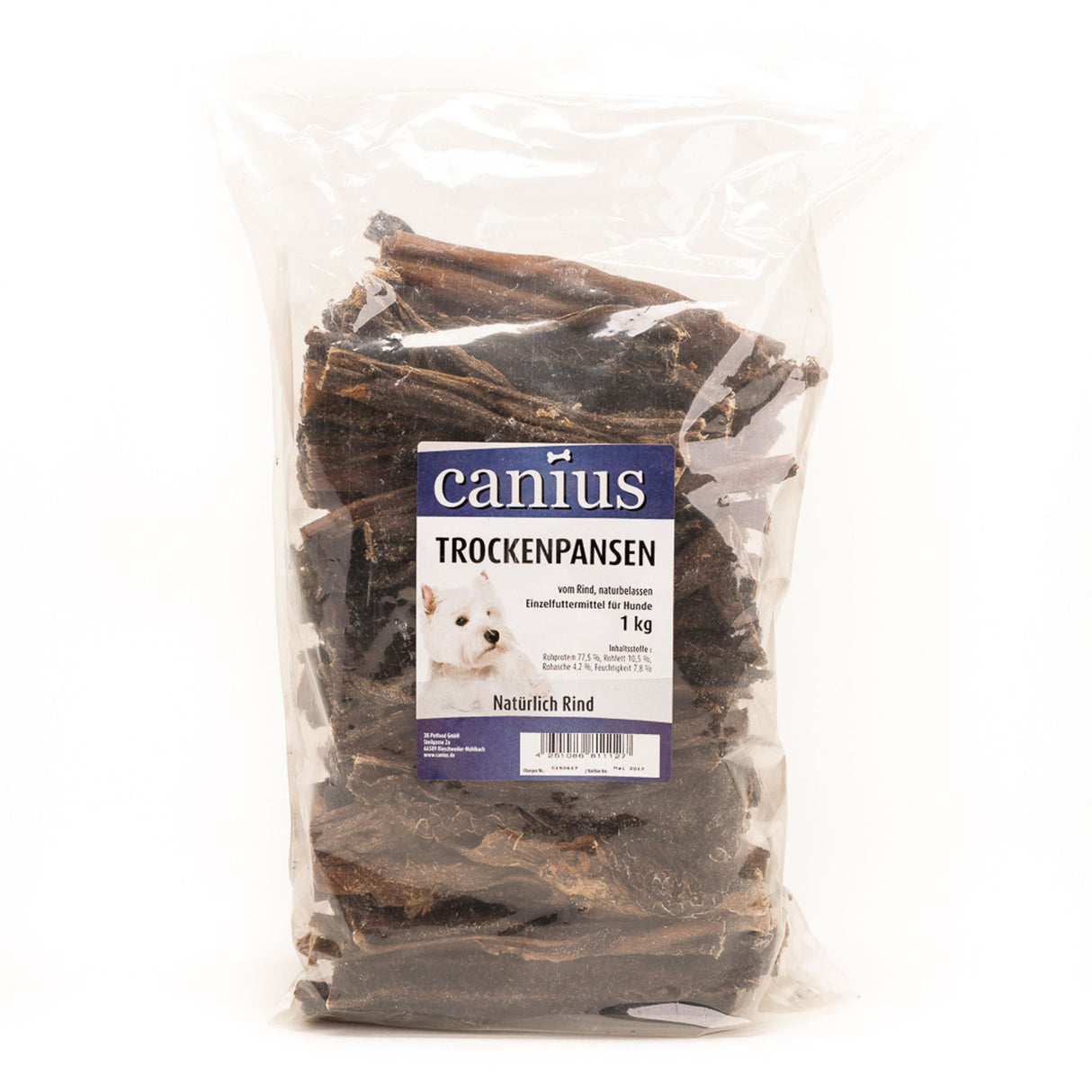 Canius Leckerli Hundesnacks Trockenpansen 1 kg