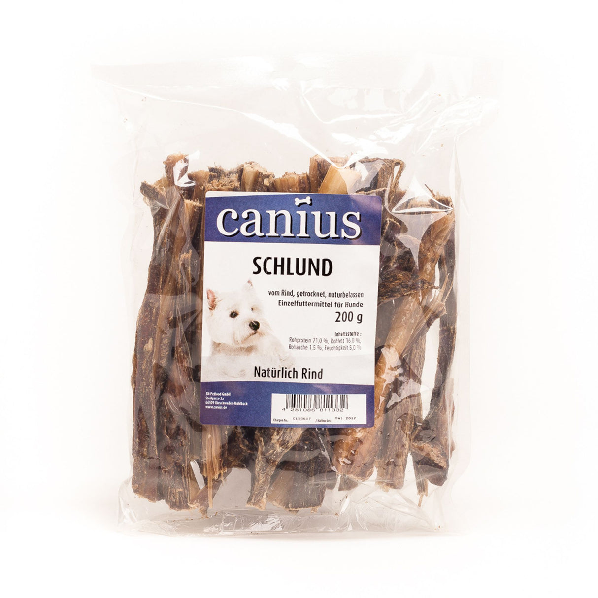 Canius Leckerli Hundesnacks EU Pferde NacknSehnen 200g