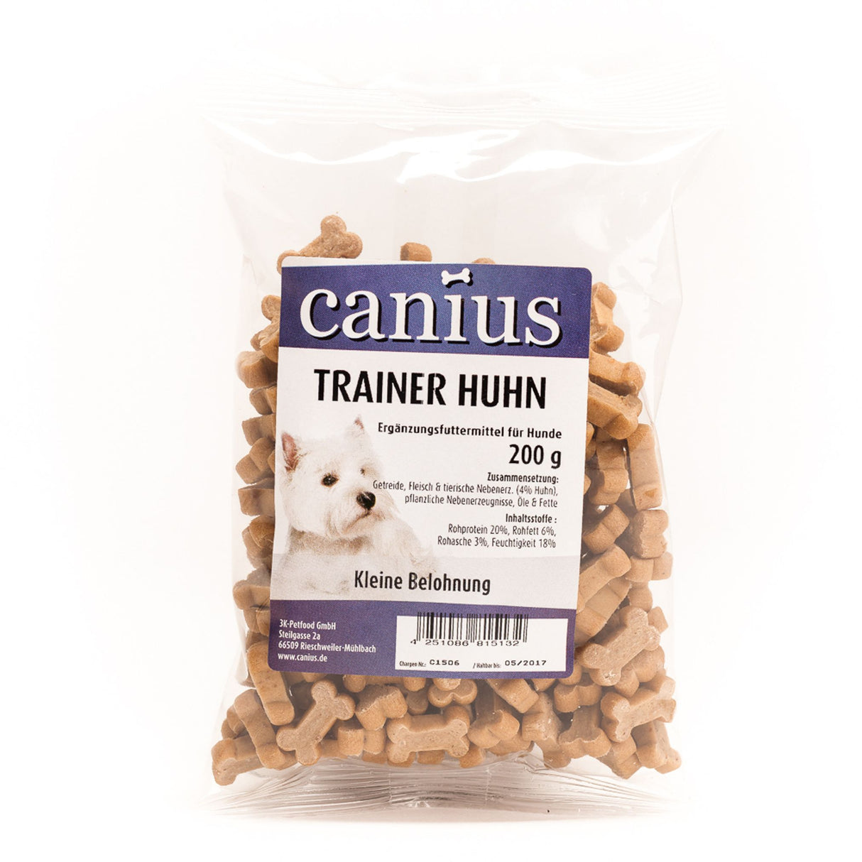 Canius Leckerli Hundesnacks EU Trainer Huhn 200g