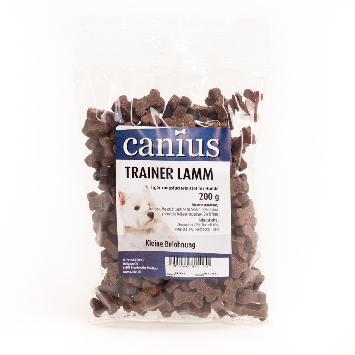 Canius Leckerli Hundesnacks EU Trainer Lamm 200g