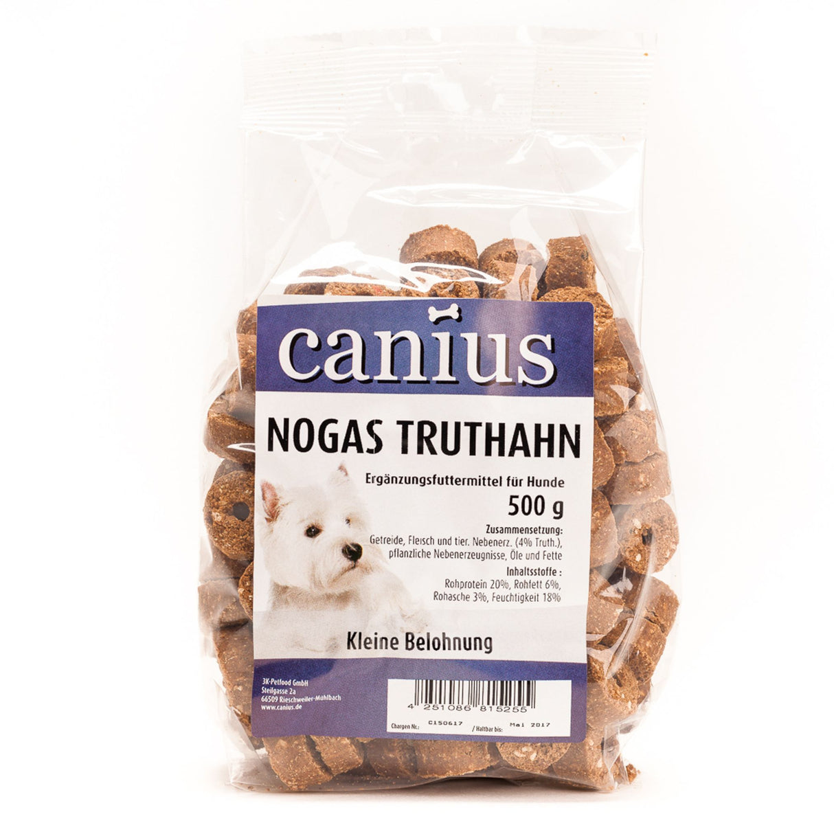 Canius Leckerli Hundesnacks EU Nogas Huhn 500g