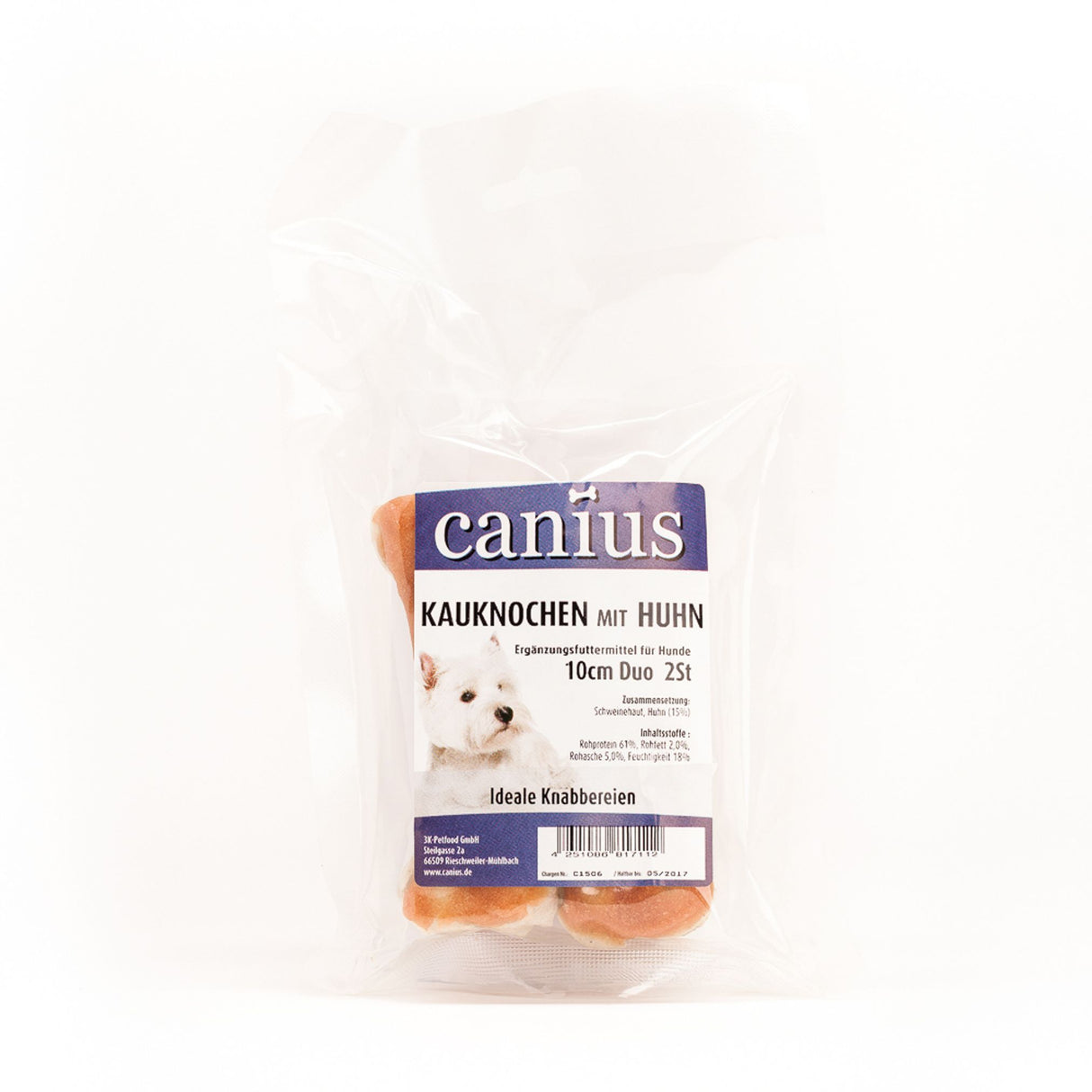 Canius Leckerli Hundesnacks Hühnerbrust Streifen 120 g