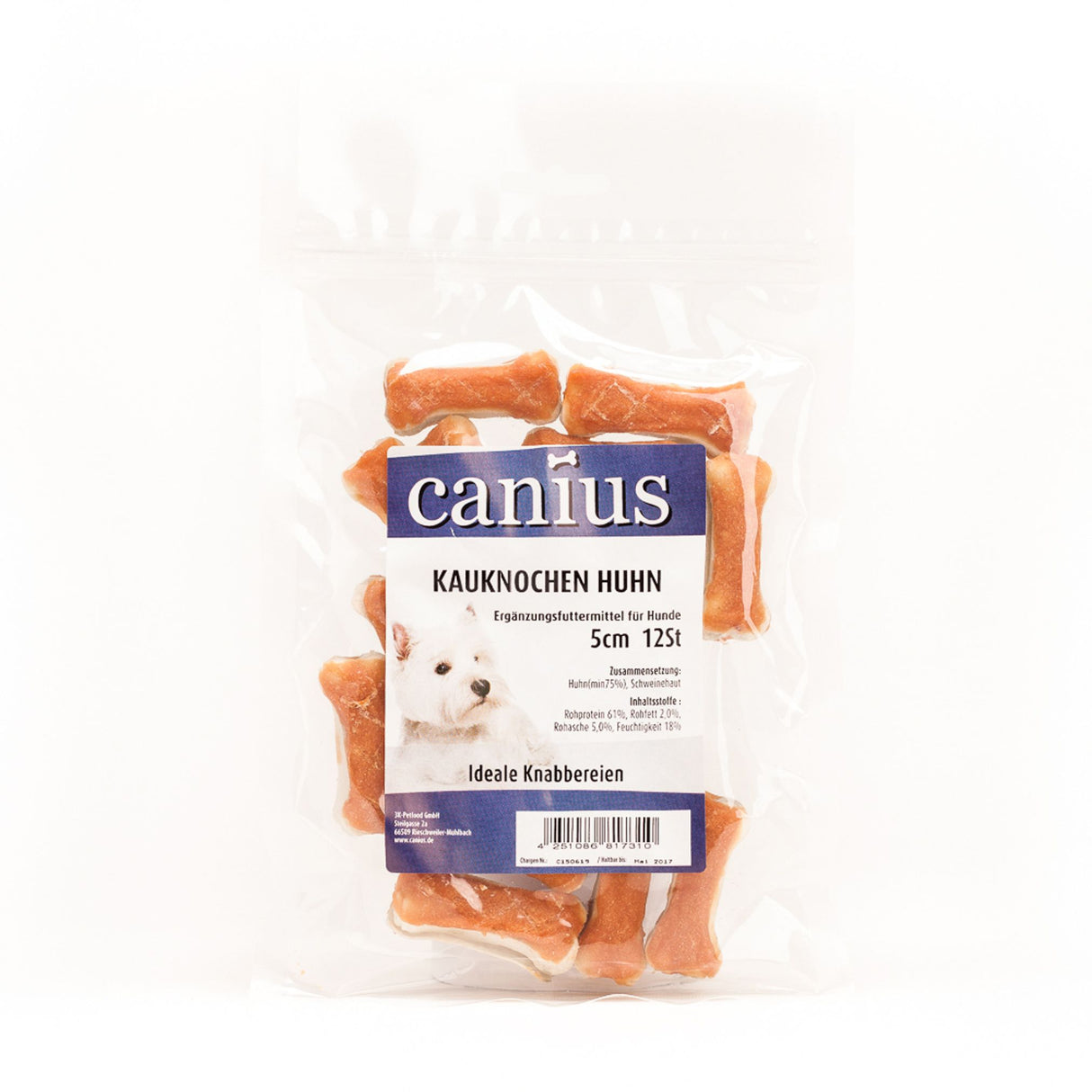 Canius Leckerli Hundesnacks Kauknochen Ente 5cm 12St