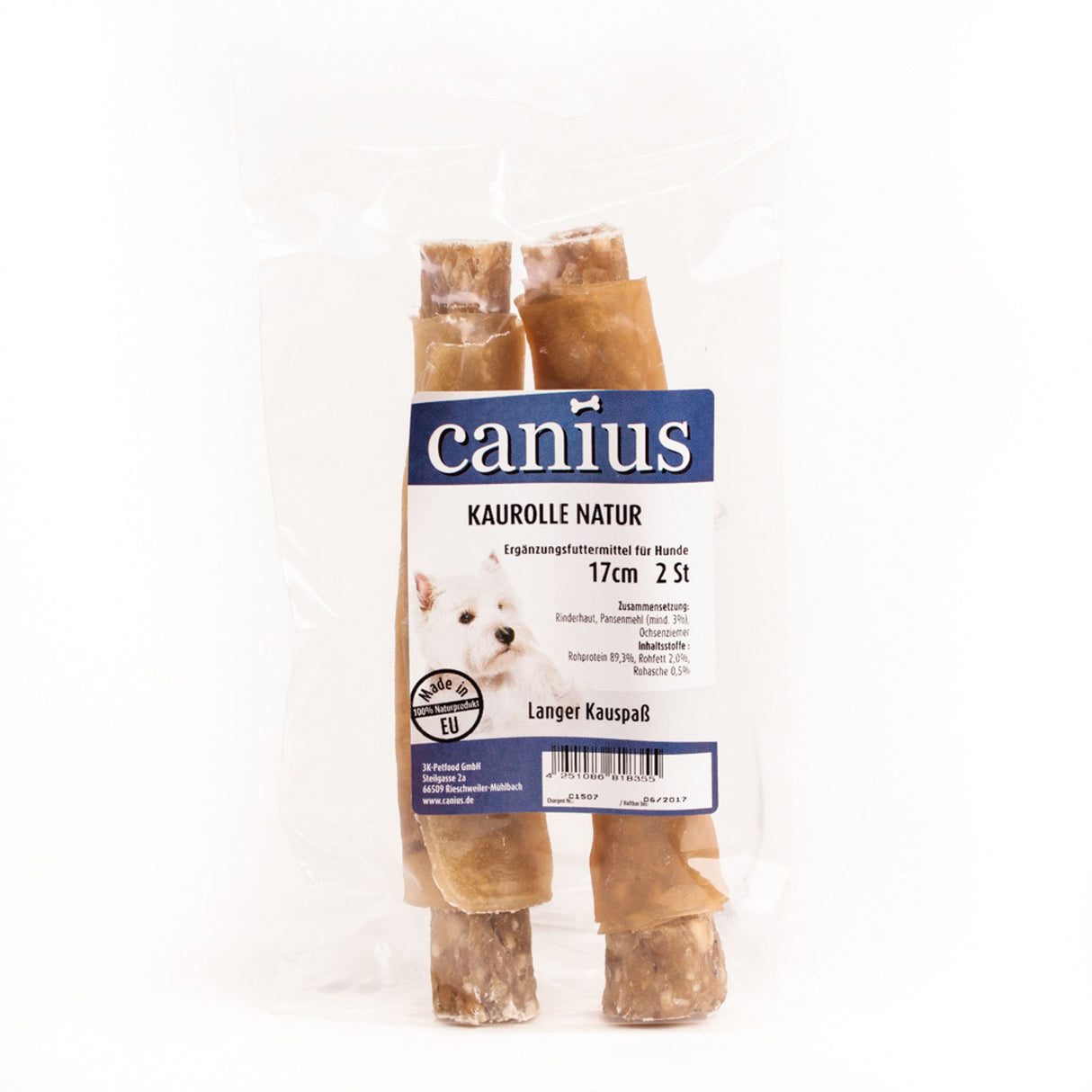 Canius Leckerli Hundesnacks EU Granulat KauSTANGE 60cm