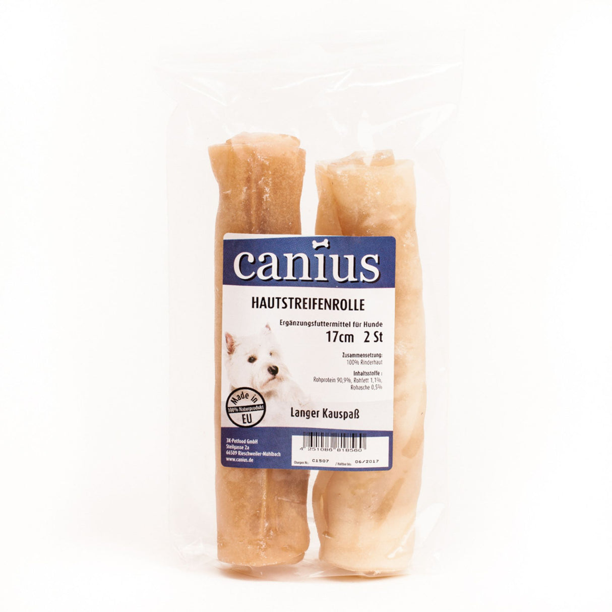 Canius Leckerli Hundesnacks Rinderbrust getrocknet 100 g