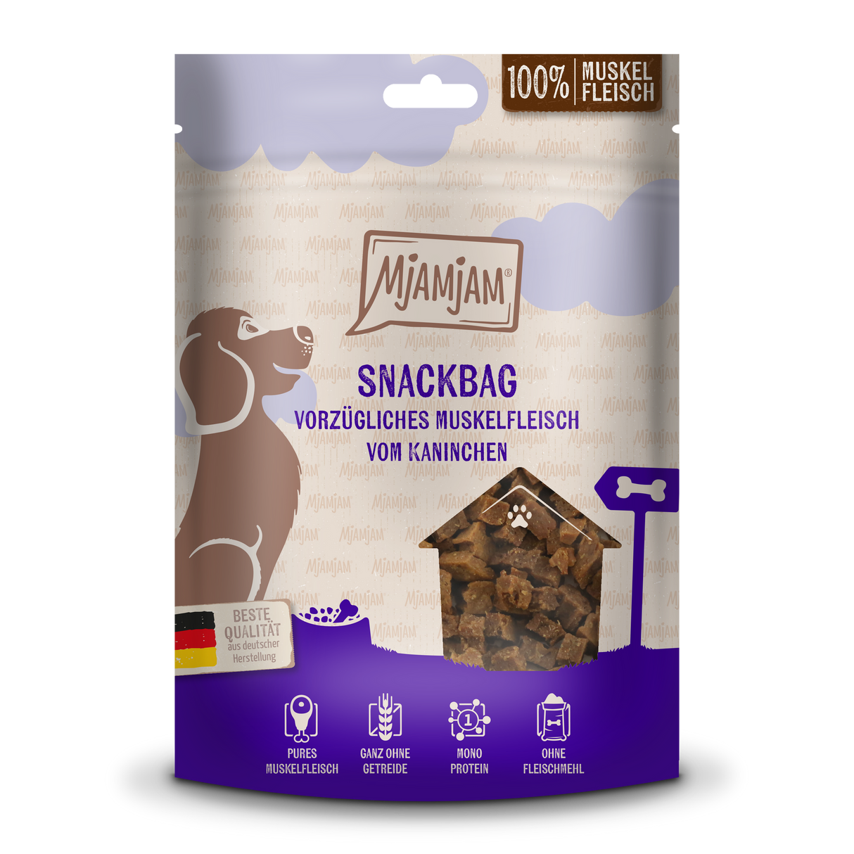 Animal Adventure MjAMjAM - Snackbag vorzügliches Muskelfleisch vom Kaninch