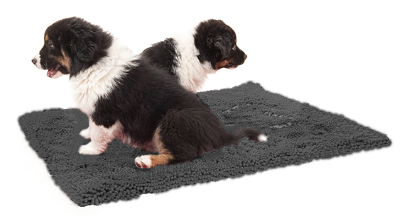 Wolters Dirty Dog Doormat smart grau Hunde Schmutzfangmatte